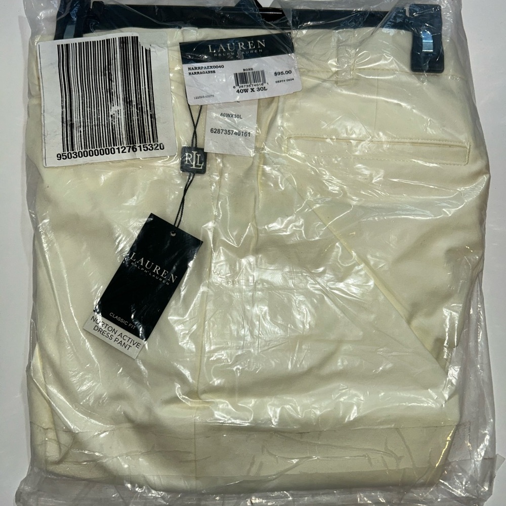 Lauren Ralph Lauren Cream Dress Pants